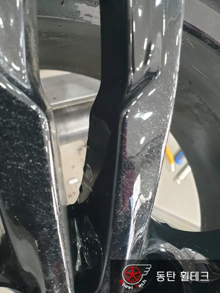 [휠도색]BMW 320D 18인치 순정휠 블랙유광 휠 재도색 - 동탄 휠수리복원 휠도색 전문점 휠테크 / 화성시 금곡동