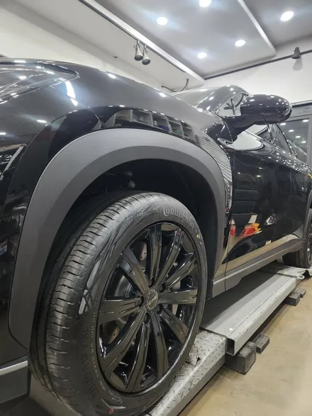BYD 씨라이언7의 완벽한 변신, 신차 다이아몬드 커팅 휠에서 블랙 분체도장으로 업그레이드 / 화성시 금곡동