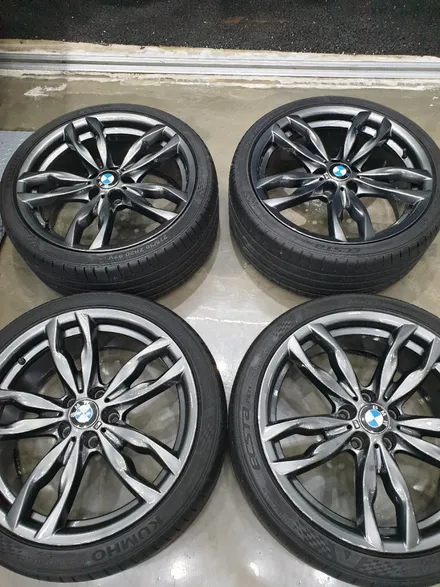 M550D 고스트크롬 도색 - 동탄 휠수리, 도색 전문점 휠테크 / 화성시 금곡동