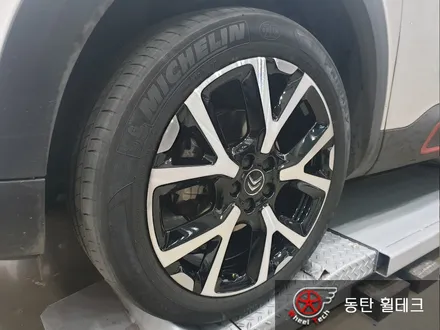 [다이아몬드컷팅][휠도색]시트로엥 C5 에어크로스 19인치 순정휠 다이아몬드컷팅복원 - 동탄 다이아몬드컷팅 휠복원 전문점 휠테크 / 화성시 금곡동
