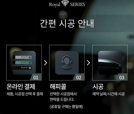 벤츠 CLS 400 / 전면 측후면 로얄 시리즈 701 반사 썬팅 시공 / 광명 하안동