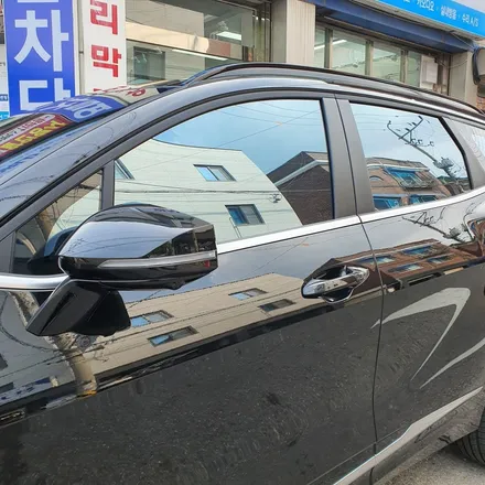 스포티지 NQ5 신차 패키지 시공 블락포디 비바 스카이블루 썬팅 PPF 만도 4채널 블랙박스 유리막 코팅 시공 / 광명 하안동