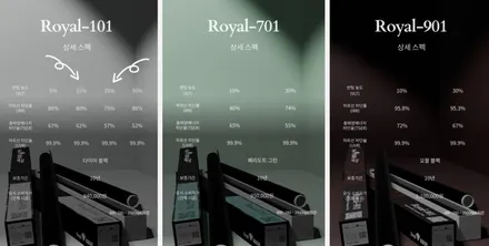 아반떼 AD 로얄 시리즈 101 썬팅 / 광명 하안동