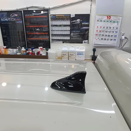 레이 열차단 썬팅 재시공 상단 네비게이션 일체형 매립 샤크안테나 후방카메라 트렁크 손잡이 불량교체 / 광명 하안동