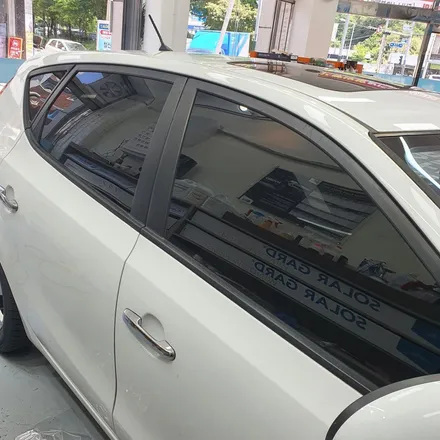 광명 I30 깔끔한 블락포디 스카이블루 빙고 썬팅 재시공 / 광명 하안동