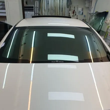벤츠 CLS 400 / 전면 측후면 로얄 시리즈 701 반사 썬팅 시공 / 광명 하안동