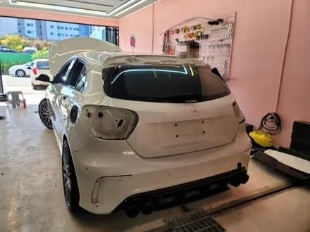 구미 에이로드/A45 amg/3M 핫핑크 전체랩핑/구미 랩핑