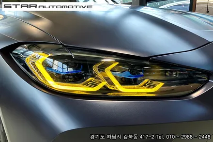 BMWG82 M4 드레스업 필수 튜닝 CSL 스타일 옐로우 엔젤아이