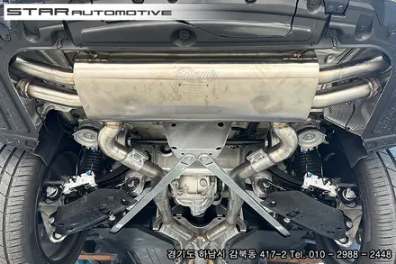 BMWG05 X5 LCI 준비엘 브릴란테 배기튜닝 및 MP퍼포먼스 블랙머플러팁 장착