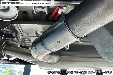 BMWG05 X5 LCI 준비엘 브릴란테 배기튜닝 및 MP퍼포먼스 블랙머플러팁 장착