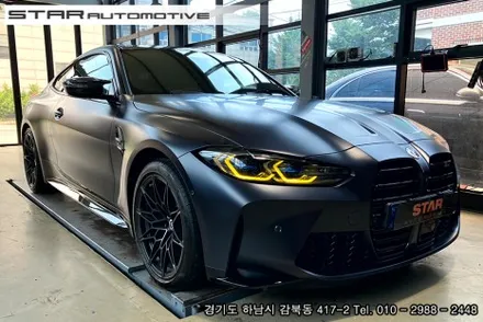 BMWG82 M4 드레스업 필수 튜닝 CSL 스타일 옐로우 엔젤아이