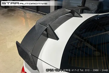 BMW G20 3시리즈 / G80 M3 / G22 4시리즈쿠페 / G82 M4쿠페 호환 브이텍 드라이카본 M퍼포먼스 스포일러 윙 (GT윙)