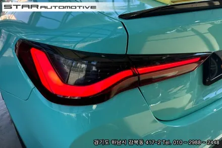 BMW G82 M4 CSL 스타일 테일램프 장착 (G22 G23 4시리즈 G82 G83 M4 호환)