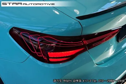 BMW G82 M4 CSL 스타일 테일램프 장착 (G22 G23 4시리즈 G82 G83 M4 호환)