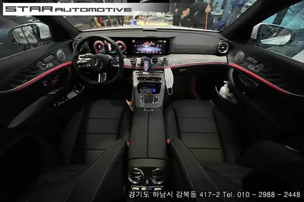 벤츠 E350 후기형 송풍구 엠비언트 및 부메스터 전동트위터