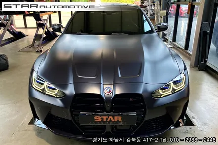 BMWG82 M4 드레스업 필수 튜닝 CSL 스타일 옐로우 엔젤아이