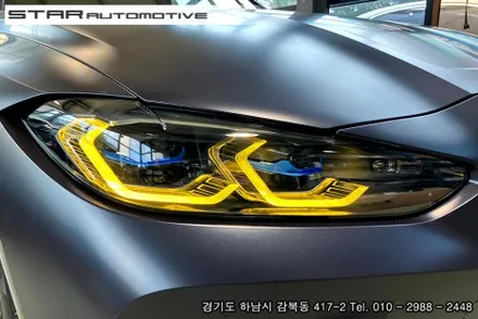 BMWG82 M4 드레스업 필수 튜닝 CSL 스타일 옐로우 엔젤아이
