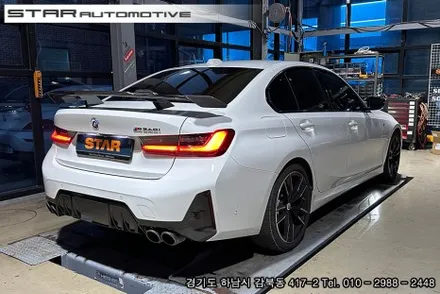 BMW G20 3시리즈 / G80 M3 / G22 4시리즈쿠페 / G82 M4쿠페 호환 브이텍 드라이카본 M퍼포먼스 스포일러 윙 (GT윙)