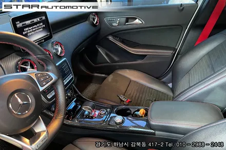 벤츠C118 CLA45AMG 송풍구 및 도어패널 엠비언트 튜닝