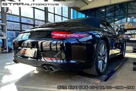 IPE 배기시스템을 장착한 포르쉐 991 MK1