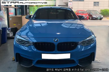 BMW M4 튜닝 퍼포먼스 립 도색 장착