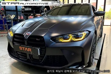 BMWG82 M4 드레스업 필수 튜닝 CSL 스타일 옐로우 엔젤아이