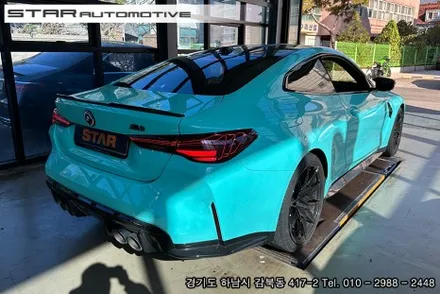 BMW G82 M4 CSL 스타일 테일램프 장착 (G22 G23 4시리즈 G82 G83 M4 호환)