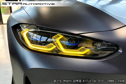 BMWG82 M4 드레스업 필수 튜닝 CSL 스타일 옐로우 엔젤아이