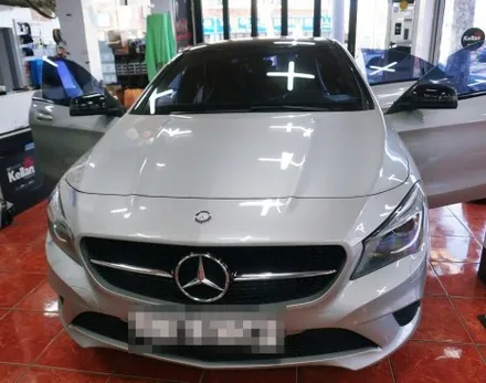 벤츠 CLA200 썬팅 재시공. 최고 가성비 필름 NC+.