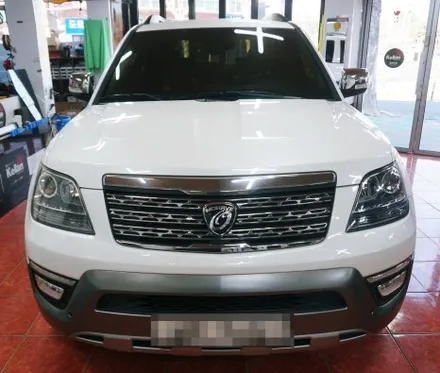 모하비 켈란 안드로이드 올인원. 12.3인치로 네비게이션 매립.