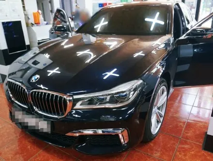 대구 bmw 730d 프리미엄썬팅과 유막제거와 발수코팅으로 뜨거운 태양과 장마 대비하세요.