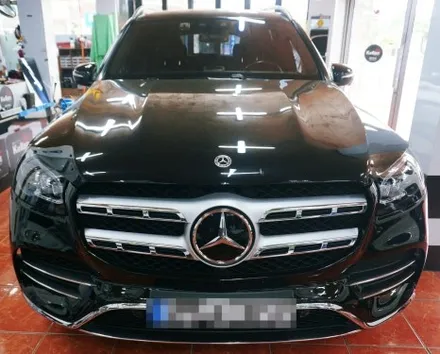 대구 벤츠 GLS400d 전면 프리미엄 썬팅과 생활보호필름.