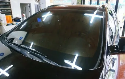 싼타페 DM 썬팅 재시공. 최고급 프리미엄 반사필름.PM+