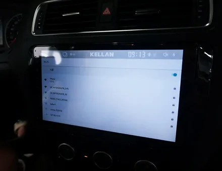 폭스바겐 제타(11년~18년형) 켈란 안드로이드올인원.    네비게이션매립. AHD 후방카메라.