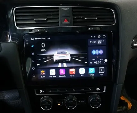대구 폭스바겐 골프7 안드로이드 올인원장착으로 카플레이.
