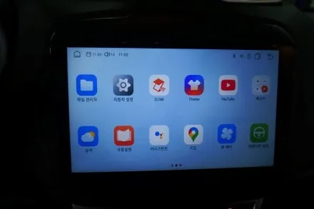 대구 경산 지프 레니게이드 켈란 안드로이드올인원으로 업그레이드.