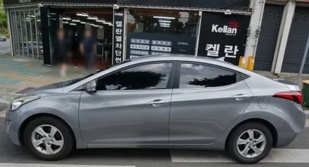 대구 아반떼 MD 폭염에는 최고 가성비 썬팅으로 대비해야죠.