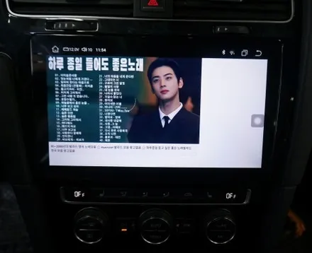 대구 폭스바겐 골프7 안드로이드 올인원장착으로 카플레이.