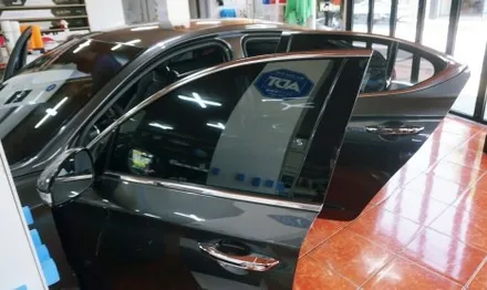 대구 경산 제네시스 G70 썬팅 재시공은 켈란 최고 프리미엄 필름으로 여름나기.