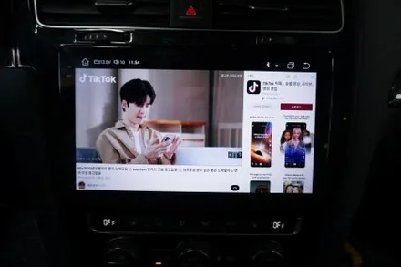 대구 폭스바겐 골프7 안드로이드 올인원장착으로 카플레이.