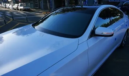 제네시스 DH G330 열차단 최고급 프리미엄 반사필름. 전체썬팅 재시공.