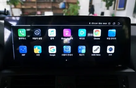 대구 경산 BMW X3 12.3인치 안드로이도올인원에 AHD 후방카메라.