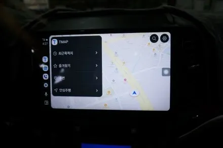 대구 경산 싼타페 CM 안드로이드 올인원 AHD후방카메라 장착기.