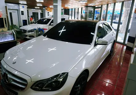 벤츠 E350d 썬팅 재시공 열차단 썬팅 블랙박스