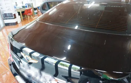 제네시스 EQ900 썬팅 재시공 열차단 썬팅