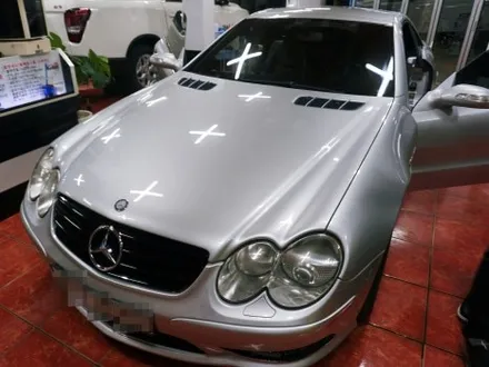 올드카의 멋스러운 벤츠 sl55 AMG 썬팅재시공. 블랙박스. 룸미러 후방카메라.