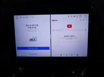 대구 경산 지프 레니게이드 켈란 안드로이드올인원으로 업그레이드.