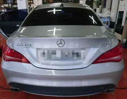 벤츠 CLA200 썬팅 재시공. 최고 가성비 필름 NC+.