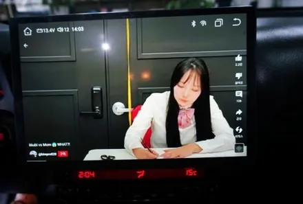 대구 모하비 13.3인치 안드로이드올인원으로 애플카플레이. Z링크. ahd 후방카메라까지.