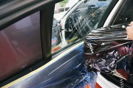 BMW 320d 열차단 썬팅 재시공
